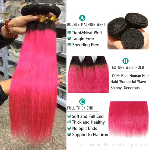 Wholesale Ombre Hair Bundles,Grey Blue Purple Color Human Hair Weave Bundles,Raw Virgin Cuticle Aligned Brazilian Hair Vendors